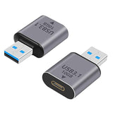 Usb C To Usb 3.1 Adapter 10Gbps, Female Usb C To Male Usb Adapter, Usb 3.1 Type C To Type A Charger Converter Otg Fast Charging Compatible With Iphone, Macbook, Samsung Galaxy, 2Pack