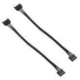 Sata Power Extension Cable 2Pcs 12.6" 15 Pin Sata Power Extension Male To Fema