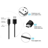 Replacement Charger Charging Power Cable Bushnell Wingman Gps Speaker, Treblab Fx100 Hd77 Hd7 X5 Xr700 Xr500 N8 Xr100 Xgo X5 Z2 Bt5 Xrun Wireless Bluetooth Speakers (5Ft Black), 5 Feet