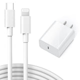 20W Airpods Pro (1St) Generation Fast Charger Fit For Airpods 2Nd/3Rd Gen Wireless Earbuds With 6.6Ft Usb C To Lightning Charging Cord For Iphone 14/13/12/11 Power Adapter Cable