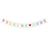 Burlap Welcome Home Decoration - Colorful Welcome Home Sign For Military Army Homecoming Party Decor