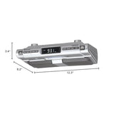 JENSEN SMPS-628 Under Cabinet Universal Bluetooth Music System