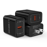 3Pack Quick Charge 3.0 Wall Charger Samsung Fast Charging Block 18W Qc 3.0 Usb Charger Wall Adapter Plug For Samsung Galaxy S25 S24 S23 S22 S10 S9 Z Flip 7 6 5 4 Z Fold 7 6 5 4 A17 A16 A25 A35 A54 A53