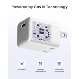 30W Fast Wall Charger, Usb C Charge Block With Gan Iii Tech, Pd3.0 Pps Foldable Charger For Iphone 16/15 And More Series, Galaxy, Ipad, Compatible With Magsafe (1 Pack)