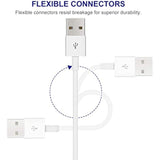 Night Light 6.6 Foot Charging Cable, For Nursery Night Light, G Keni, Royfacc, Unifun, Rtsu, Amexi, Creweel, Lumipets, Jolywell, Wonenice, Neojoy, Usb-Micro Charging Cable (White)