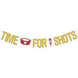 Time For Shots Banner,Nurses Call The Shots Banner,Nurse Graduation Party Decorations,Congrats Future Nurse Party Decor,I Will Stab You,2025 Nursing School Survivor Graduation Party Supplies Gold Red