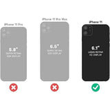 OtterBox Commuter Series Case for iPhone 11 (Only) - with Zagg Glass Elite+ Clear Screen Protector - Non-Retail Packaging - Bespoke Way (Blazer Blue/Stormy Seas Blue)