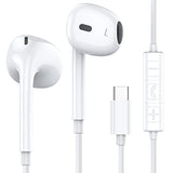 Usb C Headphone Wired Earbuds In Ear Headphones With Mic And Volume Control Co