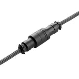 CableMod Pro Coiled Keyboard Cable (Carbon Grey, USB A to USB Type C, 150cm)