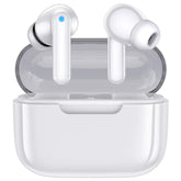 Wireless Earbuds, Bluetooth 5.3 In Ear Buds Light Weight Headphones With Deep Bass Sound,48 Hours Playtime Headset,Clear Calls Earphones With Mics For Sports Workout White