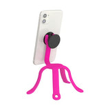 : Flexible Phone Mount & Stand, Phone Tripod Mount, Universal Device Mount - Hot Pink