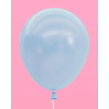 25Pc Blue & White Balloon Set 12" – Bridal, Baby Shower, Birthday & Winter Décor
