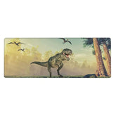 Dinosaur Mouse Pad Xl Large Gaming Mouse Pad With Stitched Edges, Non-Slip Base, Water Resist Keyboard Pad, Desk Mouse Pad, 31.5 X 11.8 In, P3080
