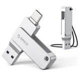 128Gb Usb Flash Drive Read Speed Up To150Mb/S Dual Usb-C & Usb-A Mini Thumb Drive For Iphone 15/16/17, Android, Tablets, Laptops, Mac, Windows Plug And Play-Eb05