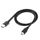 Usb C To Mini Usb Cable 2 Feet (3 Pack), Usb C To Mini 5-Pin Charging & Sync Data Cord, Compatible With Texas Instruments Calculators, Ps3 Controller, Digital Camera, Mp3 Player And More