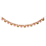 11Pcs Minnie Party Decor Girls 1st-3rd Birthday Banner Lanterns Fans Pink Gold