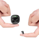 Low Profile Mini Small Invisible Earbuds Wireless Bluetooth Ear Buds For Small Ears Canals Women Kids, Flat Tiny Smallest Micro Discreet Sleep Hidden Headphones Comfortable Earbuds Wireless For Work