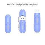 Flex A 64Gb 2 Pack Blue Usb Flash Drives,Typea,Usb 3.1 Flash Thumb Drive,Swivel Design,Usb Drive Up To 150Mb/S,External Data Storage Memory Stick Compatible With Computer/Laptop