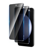 2 Pack Privacy Screen Protector Designed For Samsung Galaxy S23 Fe,Full Coverage Anti-Spy Tempered Glass Film,9H Hardness,Anti-Fingerprint,Bubble Free,Easy To Install