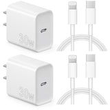 Iphone Charger Fast Charging 30W Usb C Charger Block With 6Ft Super Fast Charger Cable Compatible With Iphone14/14 Pro Max/13/13Pro/12/12 Pro/11,Ipad