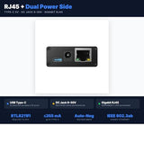100/1000Base-T1-Tx-Te Automotive Ethernet Media Converter - 100/1000Base-T1 To Tx Adapter, Marvell 88Q2112 & Realtek Rtl8211Fi Phy, Matenet Connector, Industrial Gradetype-C/Dc Power