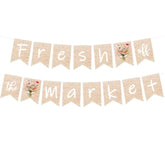 “Fresh Off the Market” Bridal Shower Banner — Farmers Market Bachelorette Decor