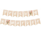 “Fresh Off the Market” Bridal Shower Banner — Farmers Market Bachelorette Decor
