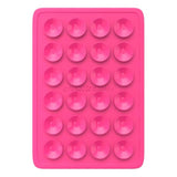 Suction Phone Case Mount, Silicone Hands-Free Holder for iPhone/Android, Pink