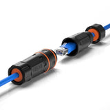 Ip68 Waterproof Rj45 Coupler, Ethernet Extender Female To Female Waterproof Et