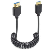 8K Hdmi To Mini Hdmi Coiled Cable, Mini Hdmi To Hdmi 2.1 Version Cable, 48Gbps