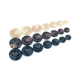 20Pcs 4 Holes Sewing Round Craft Buttons Resin Snaps For Blazer Shirts