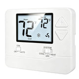 Non Programmable Thermostats For Home - Single-Stage 1H/1C Only, No C-Wire Required, Not For Heat Pumps