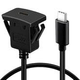 Square Type C 3.1 Car Flush Mount Cable Usb C 3.1 Panel Mount Male To Female E