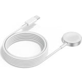2Pack For Apple Watch Charger Cable, Magnetic Fast Charger To Usb-C Cable 6Ft(2M), Wireless Fast Iwatch Charger Portable Compatible With Iwatch Ultra/Series 9/8/7/6/Se/Se2/5/4/3/2/1-White