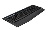 K345 Wireless Keyboard - Full-Sized Keyboard With Palm Rest, 2.4 Ghz Wireless Usb Receiver - For Pc, Laptop