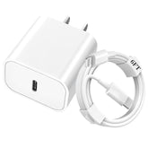Usb C Fast Charger - 20W Type C Wall Charger With 6Ft Usb C To Lightning Cable - Compatible With Iphone 14 Pro/13 Pro/12/12 Pro Max/11/Xs Max/Xs/Xr/X/8