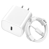 Usb C Fast Charger - 20W Type C Wall Charger With 6Ft Usb C To Lightning Cable - Compatible With Iphone 14 Pro/13 Pro/12/12 Pro Max/11/Xs Max/Xs/Xr/X/8