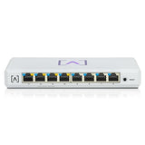 S8-Poe | 8 Port Multi-Gigabit Managed Ethernet Switch With 4 Poe+ Ports | 60W Poe Budget | Desktop Or Wall Mount | Manage Network Via Cloud Or Local Controller | Ethernet Splitter