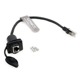 Waterproof Rj45 Male To Female Connector Panel Mount Lan Ethernet Extension Ca
