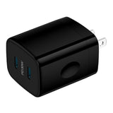 Fast Charger Block 30W 2 Port Usb C Wall Plug Adapter For Moto G Stylus 5G 2025 Razr+ 2025 Razr 60 Ultra Edge 2025 G Power 2025,Samsung Galaxy A17/S25 Ultra/A16/A15/A35/S24Fe/A54,Iphone 16,Pixel 10 9A