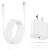 MFi Certified iPhone USB-C Fast Charger with 6Ft Lightning Cable