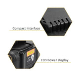 2-Pack 20V 6Ah Replacement Batteries for Dewalt Cordless Tools