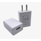 Wall Charger Cube 5V2A Usb Power Supply Charging Block Universal Wall Plug Brick Portable Travel Fast Charger Power Adapter For Iphone, Samsung Galaxy, Lg (2Pcs-White)