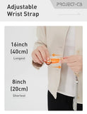 Cell Phone Wrist Strap 1, Tether Tab 2,Key Ring×2,Adjustable Phone Wristlet Strap 20cm-40cm,Hand Lanyard,Keychain(Green-G)