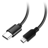 Usb-C To Micro Usb Cable 6Ft (3-Pack), Fast Charging & Data Sync, Compatible With Type C Wall Chargers, Samsung Galaxy S7 Edge, S6, S5, Kindle, Ps4 Controller, Fire Tv Stick, Xbox One, Camera, Etc