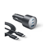 Anker iPhone 16 USB-C Car Charger, 167.5W Max 3-Port Ultra-Compact Type-C Fast Car Charger for MacBook Pro/Air, iPhone 15/14/13 Series, Samsung S24/S23, iPad Pro, AirPods and More