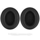 Geekria QuickFit Replacement Ear Pads Compatible with Soundcore Q11i Wireless Headphones, Ear Cushions (Black)