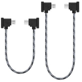 1Ft+0.5Ft(2 Pack) Micro To Usb C Remote Controller Cable For Iphone 15 Pro, Dji Mavic Mini,Mini Se, Mavic 2 Pro/Zoom,Mavic Air,Mavic Pro, Spark, Dji Drone To Tablet Cable Otg Data Cord Accessories