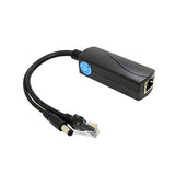 Active Poe Splitter 12V 2A Output, Ieee 802.3Af/At Standard 10/100Mbps Power Over Ethernet Splitter For Security Ip Camera Dc Jack (Ps5712At Black)