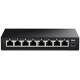 8-Port 2.5Gb Multi-Gigabit Unmanaged Gaming Switch, Teg-S380, 8 X 2.5Gbase-T Ports, 25Gbps Switching Capacity, Ethernet Splitter, Ndaa & Taa Compliant, Fanless, Protection, Black